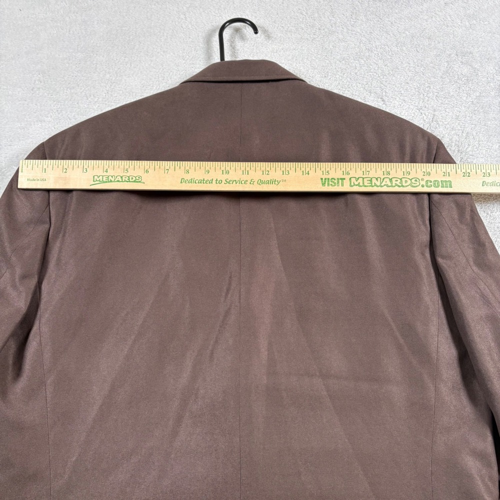 Chaps Mens Dark Brown 2-Button Blazer Sport Coat 46R New - Picture 8 of 9